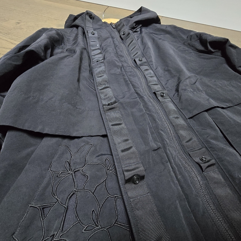 Lululemon Graced With Lace Long Utility Jacket in Black - Picture 10 of 14